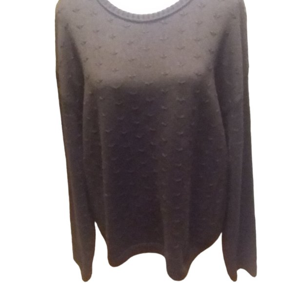 St.John Sport Women's XL Black Sweater Wool Blend Long Sleeve - Picture 4 of 8